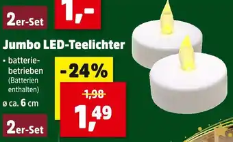 Thomas Philipps Jumbo led-teelichter Angebot