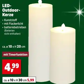 Thomas Philipps Led-outdoor-kerze ca. ø 10 x h 20 cm Angebot