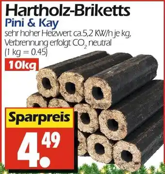 Wreesmann Pini & kay hartholz-briketts Angebot