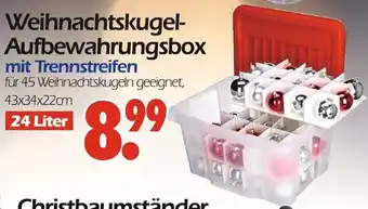 Wreesmann Weihnachtskugel-aufbewahrungsbox Angebot