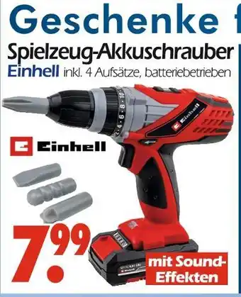 Wreesmann Einhell spielzeug-akkuschrauber Angebot