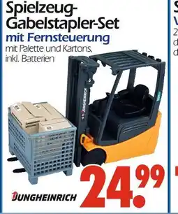 Wreesmann Jungheinrich spielzeug-gabelstapler-set Angebot
