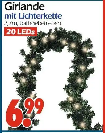 Wreesmann Girlande mit lichterkette Angebot