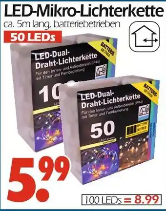 Wreesmann Led-mikro-lichterkette Angebot