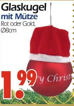 Wreesmann Glaskugel mit mütze Angebot