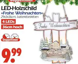 Wreesmann Led-holzschild frohe weihnachten Angebot