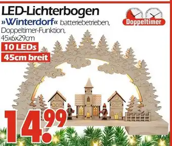 Wreesmann Led-lichterbogen winterdorf Angebot