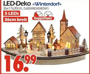 Wreesmann Led-deko winterdorf Angebot