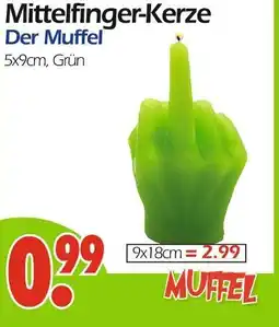 Wreesmann Mittelfinger-kerze der muffel Angebot