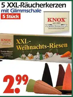 Wreesmann Knox xxl-weihnachts-riesen räucherkerzen Angebot