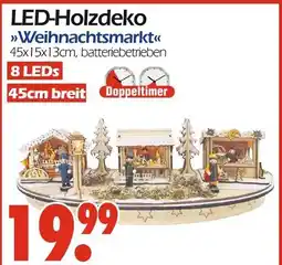 Wreesmann Led-holzdeko weihnachtsmarkt Angebot