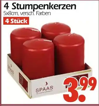 Wreesmann Spaas stumpenkerzen Angebot