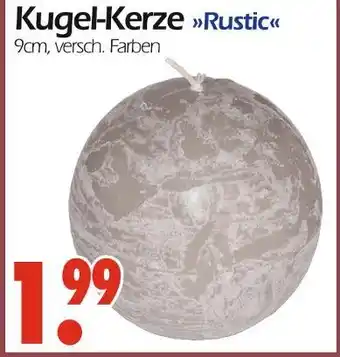Wreesmann Kugel-kerze rustic Angebot