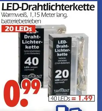 Wreesmann Topcent led-drahtlichterkette 40 leds Angebot