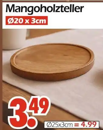 Wreesmann Mangoholzteller Angebot