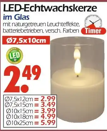 Wreesmann Led-echtwachskerze Angebot