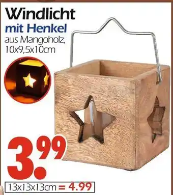 Wreesmann Windlicht mit henkel Angebot