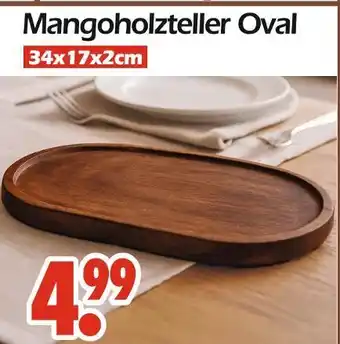 Wreesmann Mangoholzteller oval Angebot