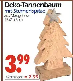 Wreesmann Deko-tannenbaum mit sternenspitze Angebot