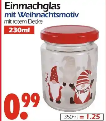 Wreesmann Einmachglas mit weihnachtsmotiv Angebot