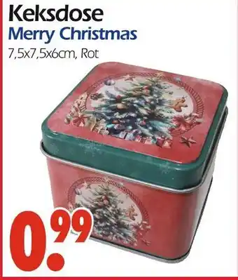 Wreesmann Keksdose merry christmas Angebot