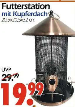 Wreesmann Futterstation mit kupferdach Angebot