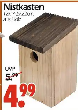 Wreesmann Nistkasten Angebot