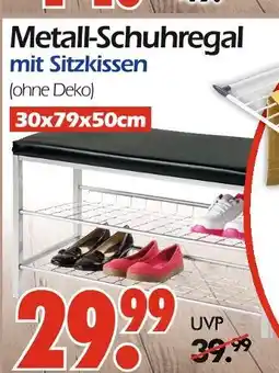 Wreesmann Metall-schuhregal mit sitzkissen Angebot