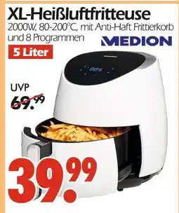 Wreesmann Medion xl-heißluftfritteuse Angebot