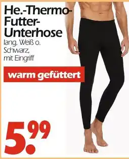 Wreesmann He.-thermo-futter-unterhose Angebot
