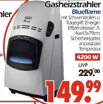 Wreesmann Delonghi blueflame gasheizstrahler Angebot