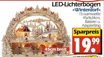 Wreesmann Led-lichterbogen winterdorf Angebot