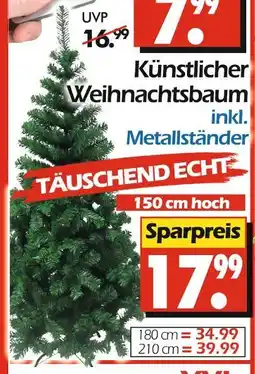 Wreesmann Künstlicher weihnachtsbaum Angebot