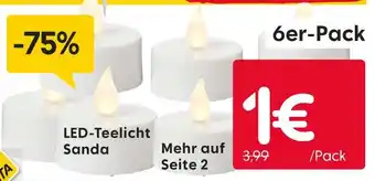 Rusta Led-teelicht sanda Angebot