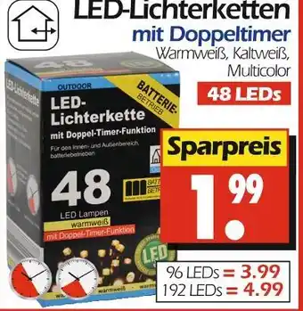 Wreesmann Led-lichterkette mit doppeltimer Angebot