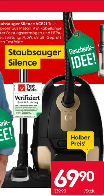 Rusta Staubsauger silence vcb21 Angebot