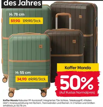 Rusta Koffer mondo Angebot