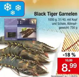 Zimmermann Black tiger garnelen Angebot