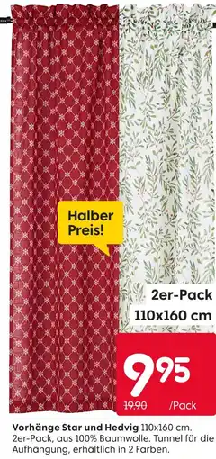 Rusta Vorhänge star und hedvig Angebot