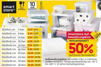 Rusta Smartstore aufbewahrungsbox Angebot
