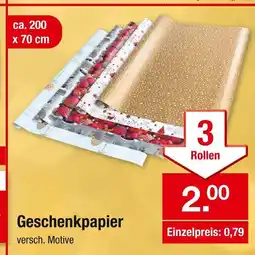 Zimmermann Geschenkpapier Angebot