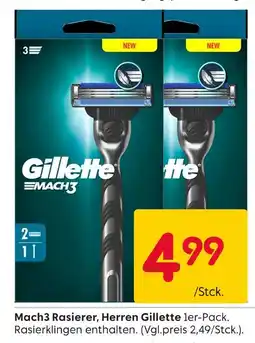 Rusta Gillette mach3 rasierer, herren gillette Angebot