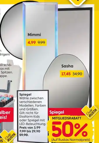 Rusta Spiegel Angebot
