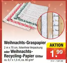 Zimmermann Weihnachts-graspapier Angebot