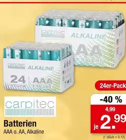 Zimmermann Carpitec aaa alkaline batterien Angebot