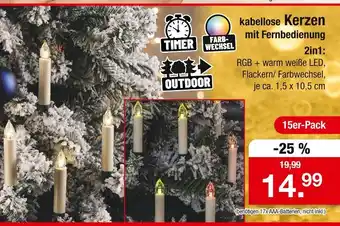 Zimmermann Kabellose kerzen mit fernbedienung Angebot