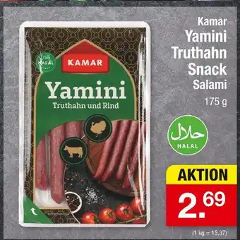 Zimmermann Kamar yamini truthahn snack salami Angebot