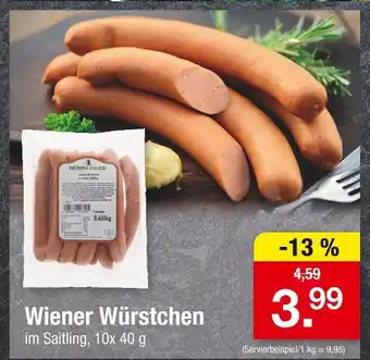 Zimmermann Wiener würstchen Angebot