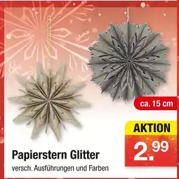Zimmermann Papierstern glitter Angebot