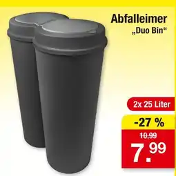 Zimmermann Abfalleimer duo bin Angebot